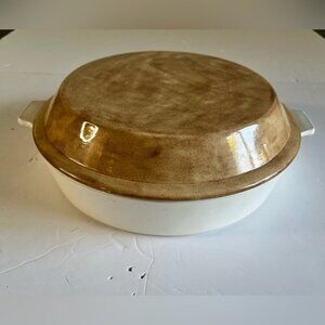 Vintage Corelle Buffet Server with Lid – Ceramic 10-Inch Serving Dish